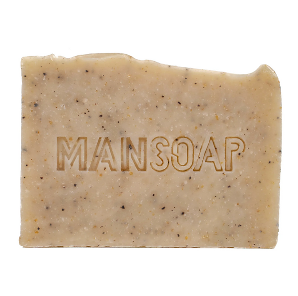 ManSoap all natural handmade Coffee exfoliant soap