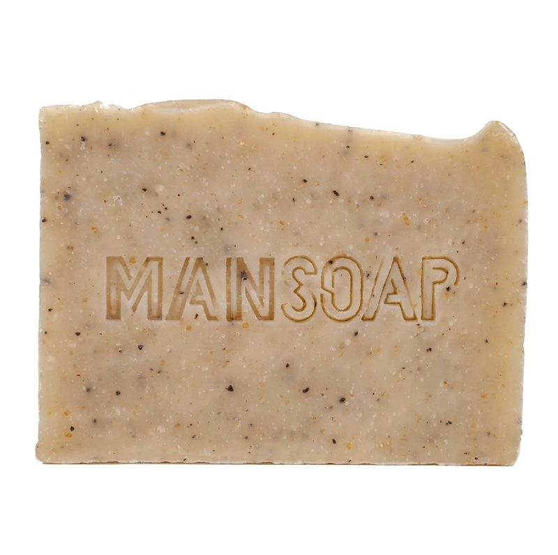 ManSoap all natural handmade Coffee exfoliant soap