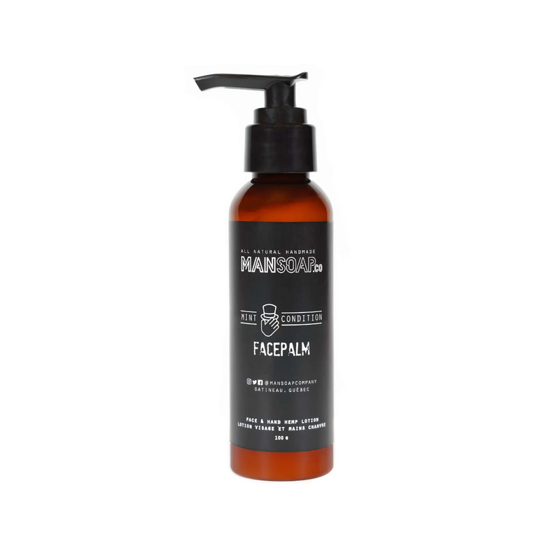 ManSoap all natural handmade Facepalm - face and hand moisturizer
