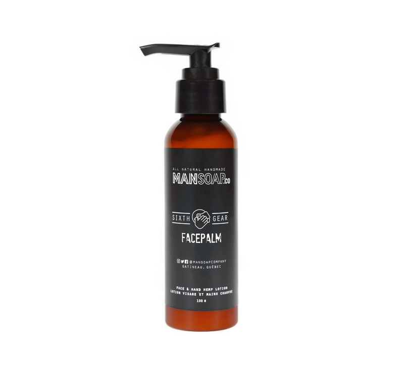 ManSoap all natural handmade Facepalm - face and hand moisturizer