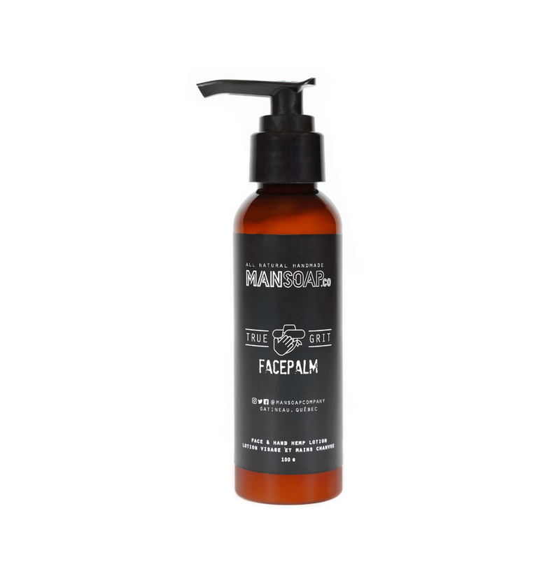 ManSoap all natural handmade Facepalm - face and hand moisturizer