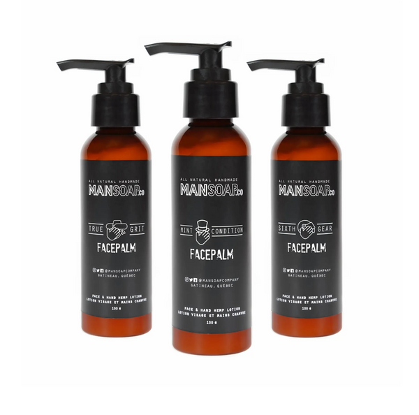 ManSoap all natural handmade Facepalm - face and hand moisturizer