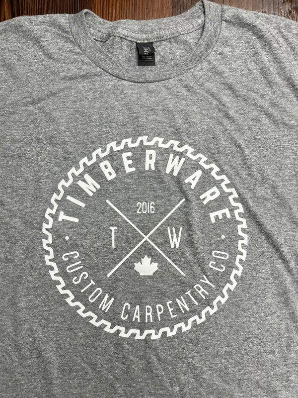 grey Timberware logo t-shirt