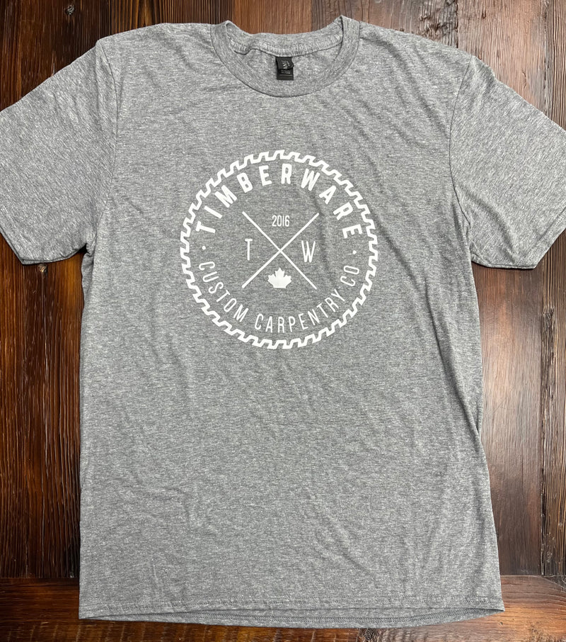grey Timberware logo t-shirt